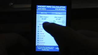Pocket Pipe Calculator - 180 Degree Offset Mitered Pipe Userguide video 5 iphone screenshot 4