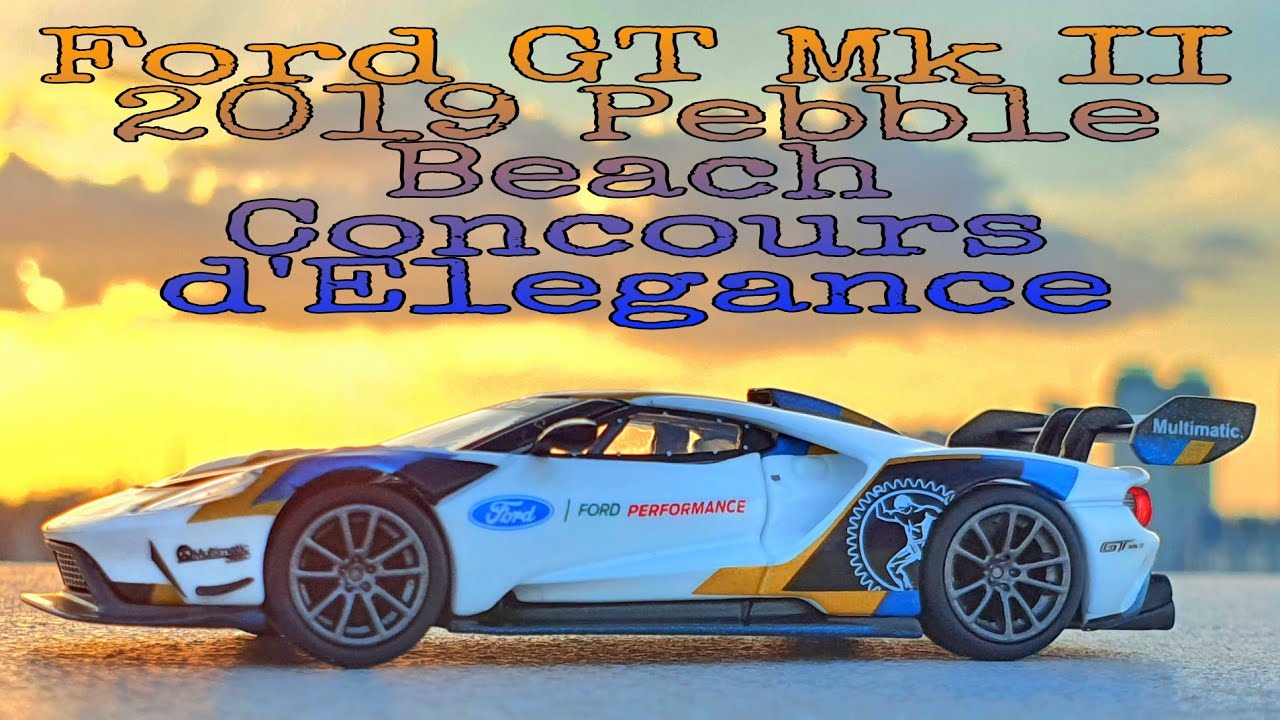 MINI GT　FORD GT MK II　2019 PEBBLE BEACH Mini GT No.293 Ford GT Mk II 2019 Pebble Beach Concours d'Elegance