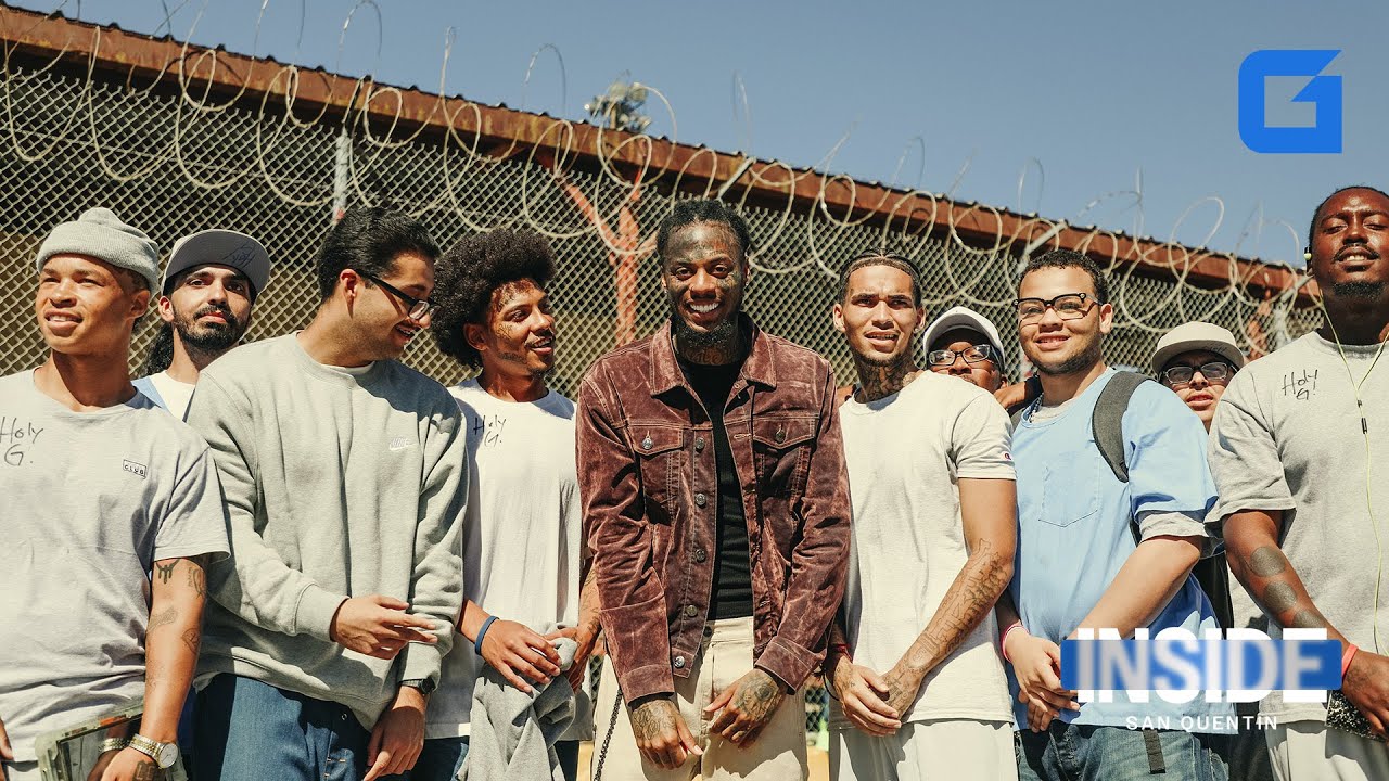 HOLY GABBANA on THE YARD of SAN QUENTIN!!! 
