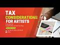 Tax Considerations for Artists