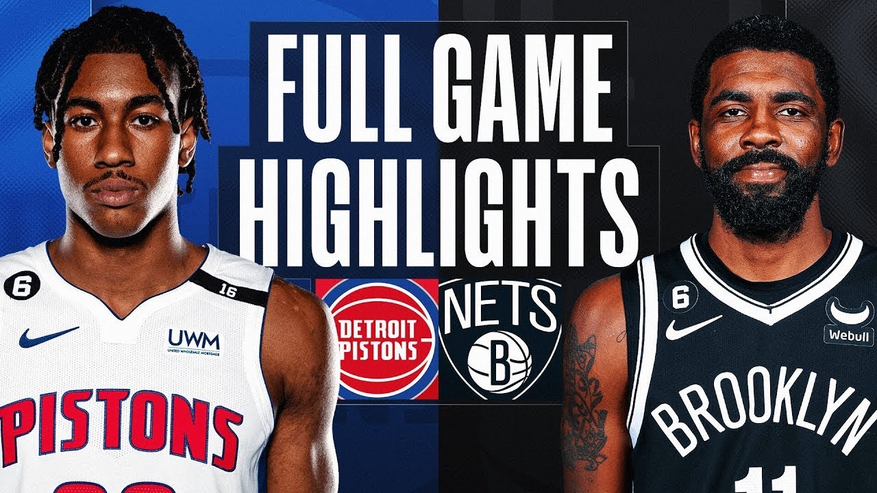 Detroit Pistons vs. Brooklyn Nets Full Game Highlights | Jan 26 | 2022-2023 NBA Season