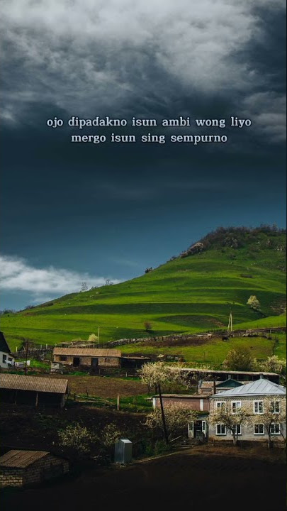 Story WA Ojo Dipadakno Isun Ambi Wong Liyo Mergo Isun Sing Sempurno - Kesucian Ati - Sasya Arkhsina