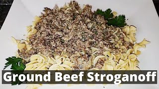 Ground Beef Stroganoff | Cook With Me | Easy Weeknight Meal for Busy Moms