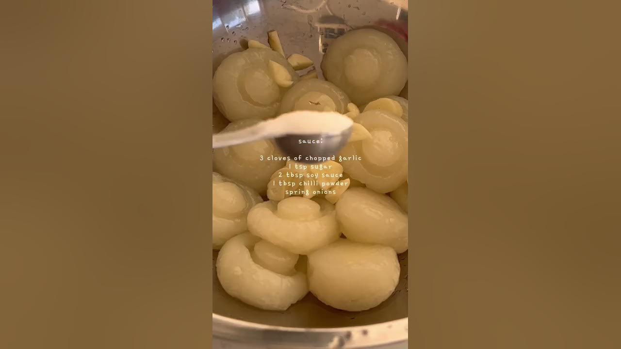 Super simple mushroom shaped potato noodles 🍄
