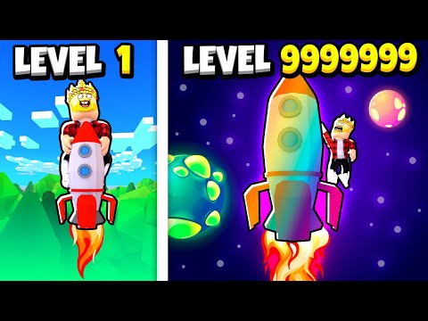 ЭТА НОВАЯ СУПЕР РАКЕТА 100 ДОЛЕТИТ ДО КОСМОСА! ROBLOX Rocket Rush Simulator🚀