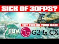 Zelda tears of the kingdom  play in 60fps with truemotion   best picture settings for lg oled tv