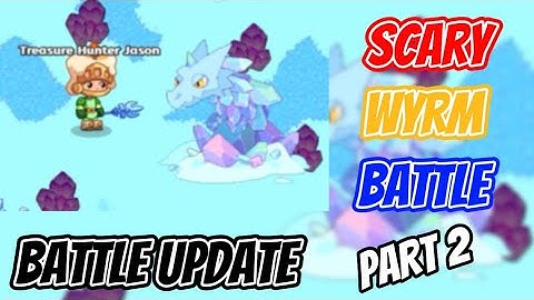 Beating the scary wyrm with the new battle update part 2 | prodigy math game