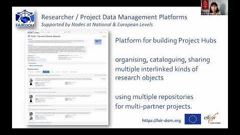 Bridging from Researcher Data Management to ELIXIR... - Carole Goble - ODSS – ISMB/ECCB 2021