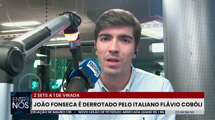 João Fonseca é derrotado pelo italiano Flávio Cobóli