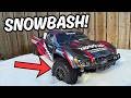 Traxxas Slash 4x4 RC Car Snow Bash!