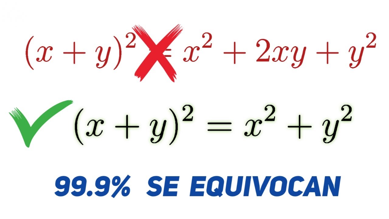 99.9 % SE CONFUNDE CON EL BINOMIO AL CUADRADO |ℤ₂| El error que casi todos cometen BINOMIO de Newton