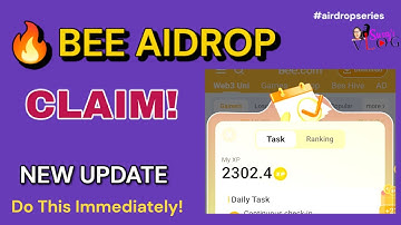🔥 The Claim Your Bee Airdrop And Boost Your Mining Point Now | Do this Immediately | Bee Airdrop