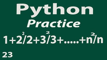 #python #series #forloop python script sum of series in hindi