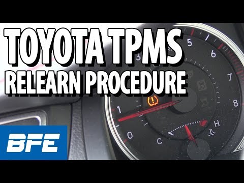 Toyota TPMS relearn procedure | Tech Minute