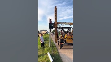 Installing Guardrail Posts on a New Road – Good tools and machinery make work easy
