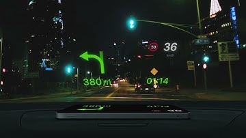 Head-up Display (HUD) in Sygic GPS Navigation & Maps