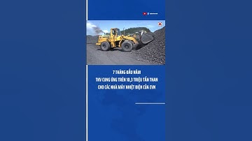 7 tháng đầu năm, TKV cung ứng trên 10,3 triệu tấn than cho các nhà máy nhiệt điện của EVN #shorts