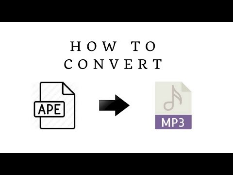 Video: Paano I-convert Ang Ape Sa Flac