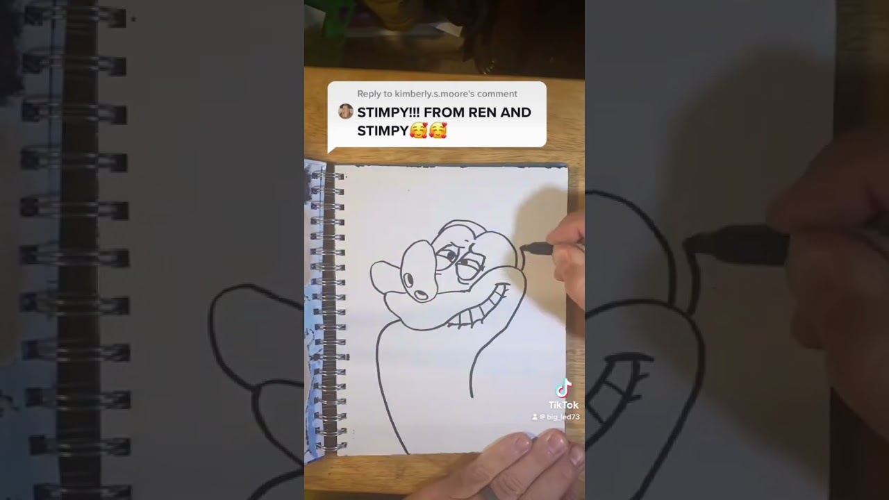 Can you draw Stimpy from ren and Stimpy? 