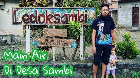 Main Air di Kali Kuning Desa Wisata Ledok Sambi Yogyakarta | Kuning River Yogyakarta