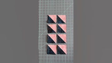 HSTs two ways! Watch to learn my two favorite ways to make half square triangles. #quiltingtutorial