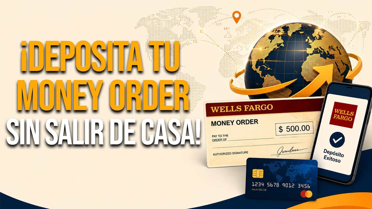 Cómo depositar un money order en Wells Fargo desde tu teléfono