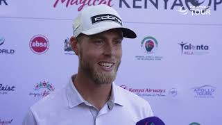 Jesper Svensson Thursday Interview 2024 Magical Kenya Open © DP Wolrd Tour