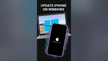 How to update iPhone on Windows? (Installing new ios firmware from a PC or laptop)