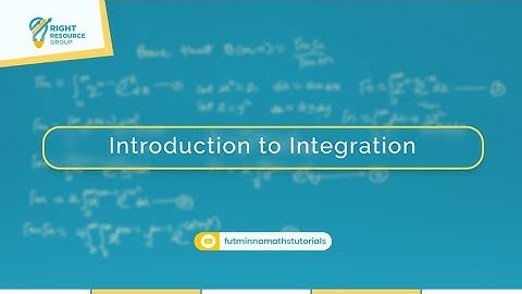 INTEGRATION (An Introduction) || MAT.121