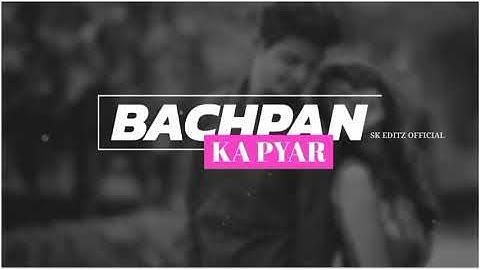 Bachpan ka pyar !! janu meri janeman Humen sagar Sambalpuri New studio version Status Video