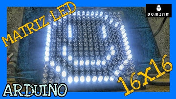 MATRIZ LED 16x16 🖥️[CODIGO]🖥️ ¡¡¡ARDUINO!!!
