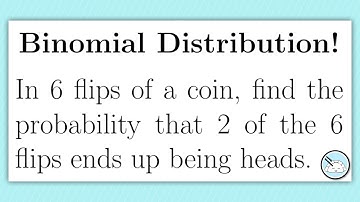 Flips of a fair coin: Binomial Distribution #1 || High School Math