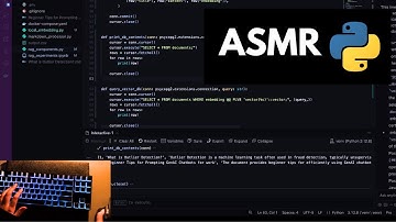 ASMR Refactoring a Project - Local RAG | keyboard typing | soft-spoken