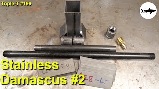 Triple-T #166 - Forging stainless damascus - Attempt #2 by Tyrell Knifeworks 7,785 views 4 months ago 6 minutes, 47 seconds