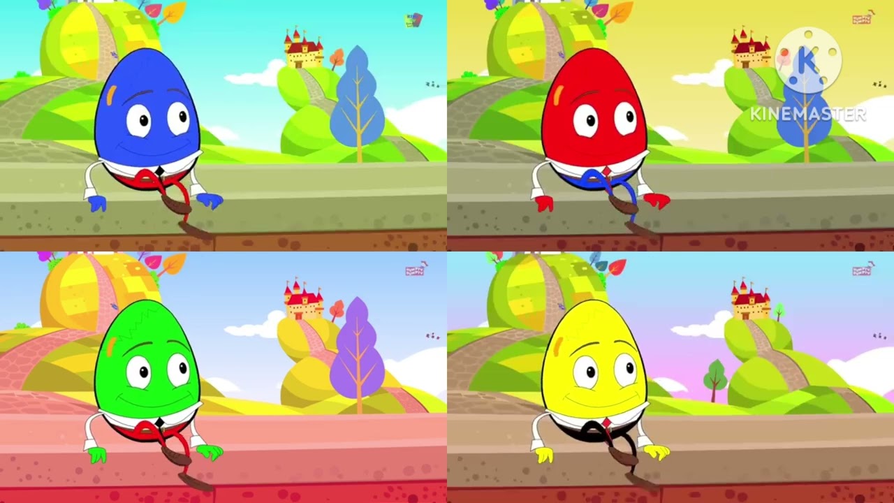 All 4 Humpty Dumpty songs at the same time (Don't block this