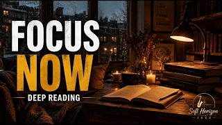 Hygge Study Room Jazz ☕ Calm Background Music for Deep Focus and Productive Reading Time 📖
