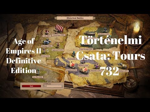 Age of Empires II Definitive Edition Történelmi Csata: Tours 732