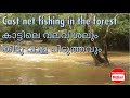 Cast netting #in the forest#knife fish#monsoon fishing#village fish hunting