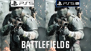 Battlefield 6 PS5 vs PS5 Pro - Graphics Comparison - Framerate - 4k - Loading Times