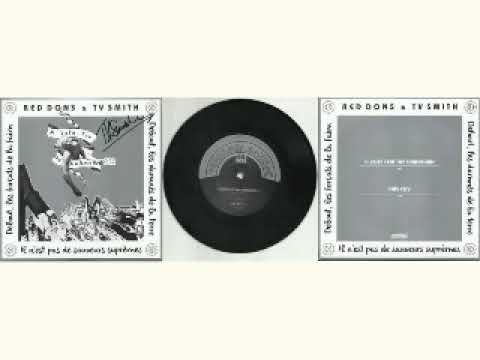 TV Smith — TV SMITH & RED DONS - A Vote For The Unknown 7" - UK PUNK VINYL