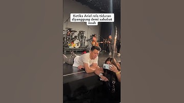 ariel noah rela tiduran demi poto bareng fans ‼️Ariel noah terbaru #shorts