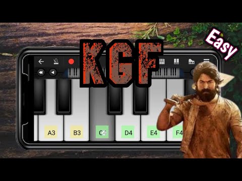 KGF theme song  Learn easily on piano with chords 