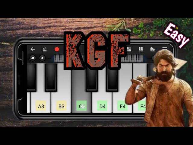KGF theme song 🎵 Learn easily on piano with chords 🎹 class=