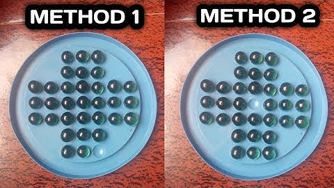 How To Solve BrainVita l How To Solve Marble solitaire l 2 Methods l Mobile tech Tamil