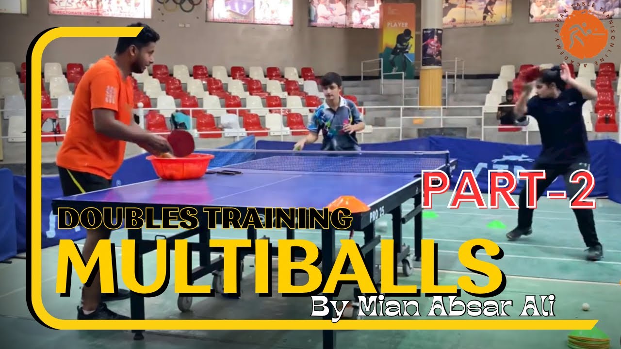Table Tennis Doubles Trouble Drill Lesson by Absar Ali ITTF Expert Part