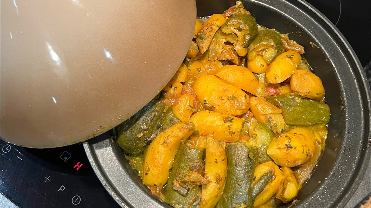 TAGINE VIANDE, COURGETTES ET POMME DE TERRES / FACILE ET TRÈS BON