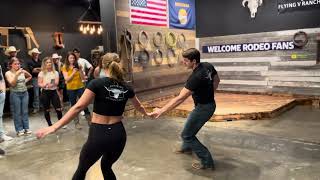 Ronde, Barrel Roll, Side Lean (Country Swing Combo Recap 1)
