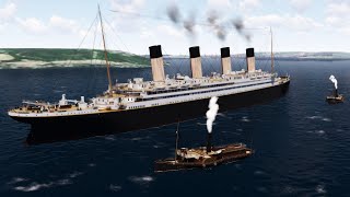 Titanic Departs Queenstown Animation