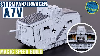 New Toaster with Interior - Sturmpanzerwagen A7V - COBI 2989 (Speed Build Review)