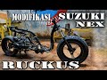 Modifikasi matic Suzuki nex menjadi Honda RUCKUS part 1